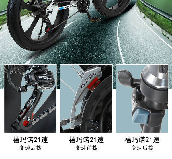 Bicicletas de aço de carbono de 26 polegadas de alta velocidade de 48V de assistência de praia 4 0 pneus snowmobile