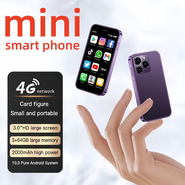 XS16 Mini Smartphones 4G Rede GPS Android 10 Loja do Google Wi-Fi SOYE