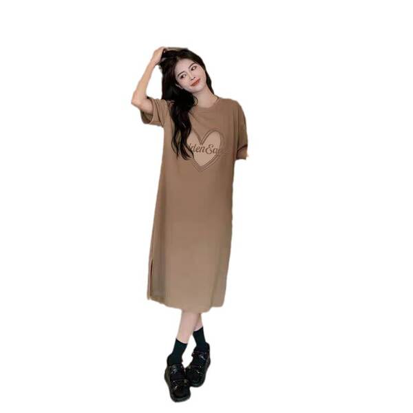 Vestido curto feminino de verão
