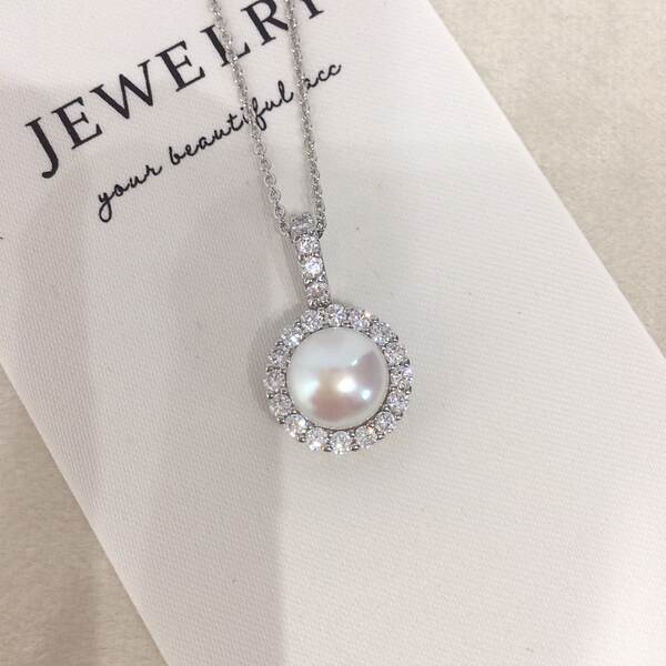 Colar de Pérola com Diamante