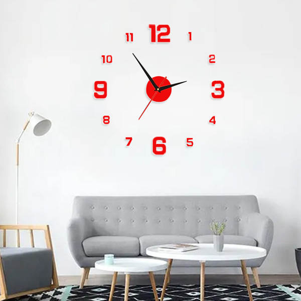 Relógio nocturno de venda direta do fabricante de relógios simples de moda criativo DIY Relógio de sala de estar de quarto de relógio de parede personalizado