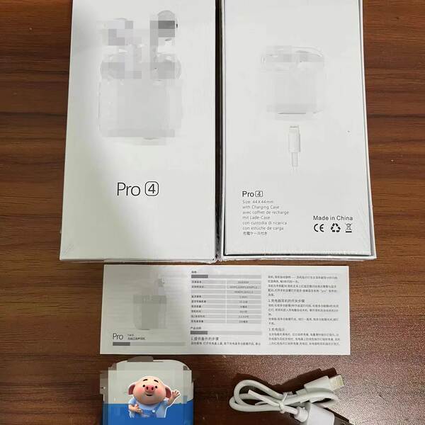 Headphones TWS Pro4 Blue tooth Earphone Wireless Earbuds hot