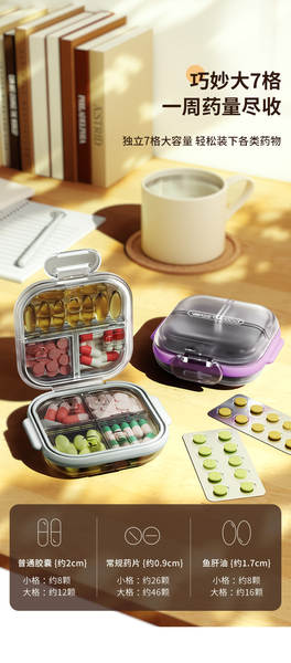 Caixa de Medicamentos Portátil