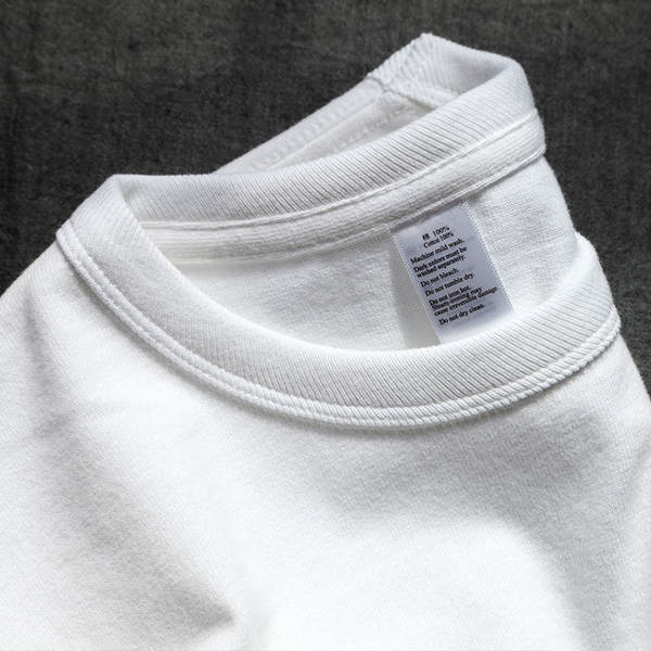 300 gramas Três agulhas de algodão puro de Xinjiang pesos pesados de algodão puro de algodão puro preto e branco T-shirts para homens de mangas curtas