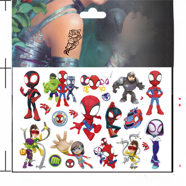 Tatuagem Temporária de Spiderman