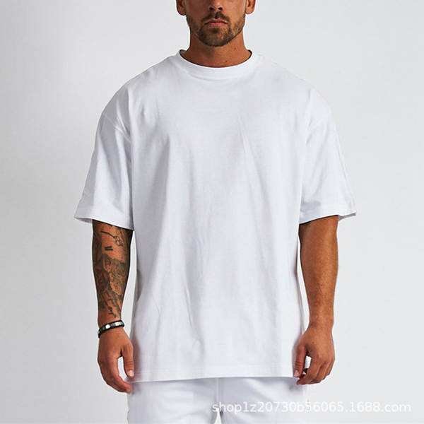 Camiseta Masculina Oversized de Algodão