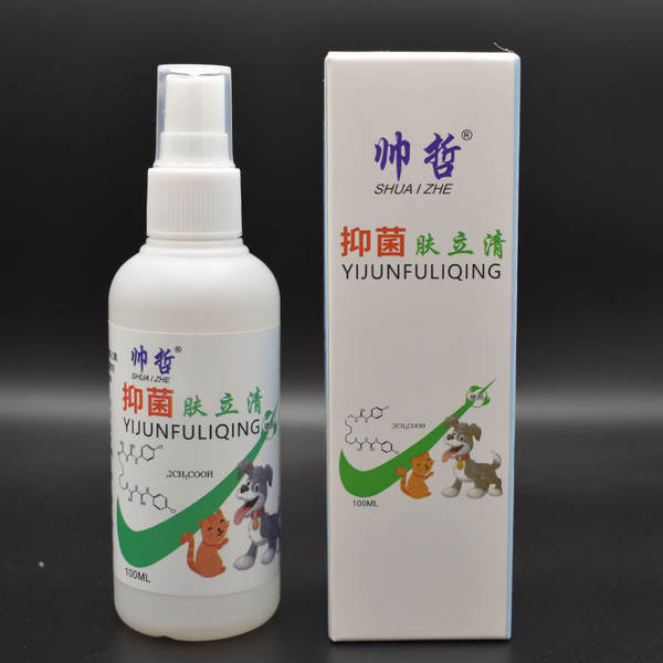 Spray para pele de pets contra caspa