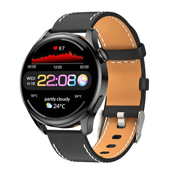 O relógio inteligente GT3 Pro é um relógio NFC de alta velocidade.