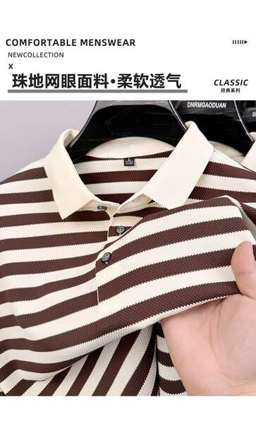 2025 Nova linha de luxo luxuoso homem de luxo pulseira curta pulseira POLO tendências de verão homens camisa de luxo
