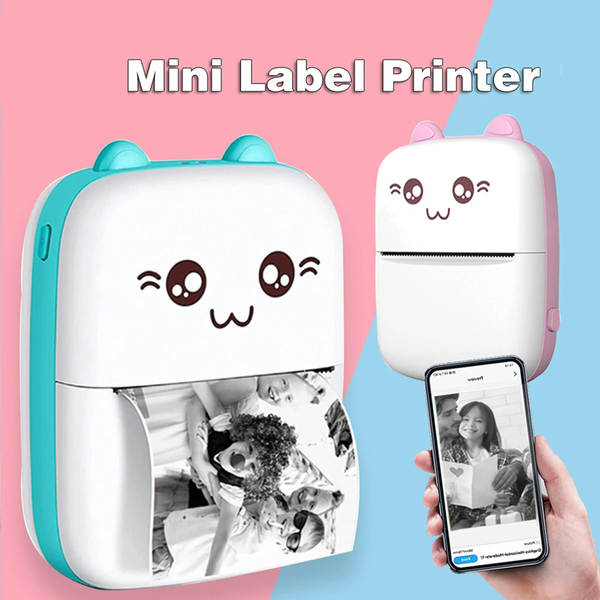 Mini impressora portátil transfronteiriça de venda quente sem fio móvel impressora de fotos doméstica pequena sem fio
