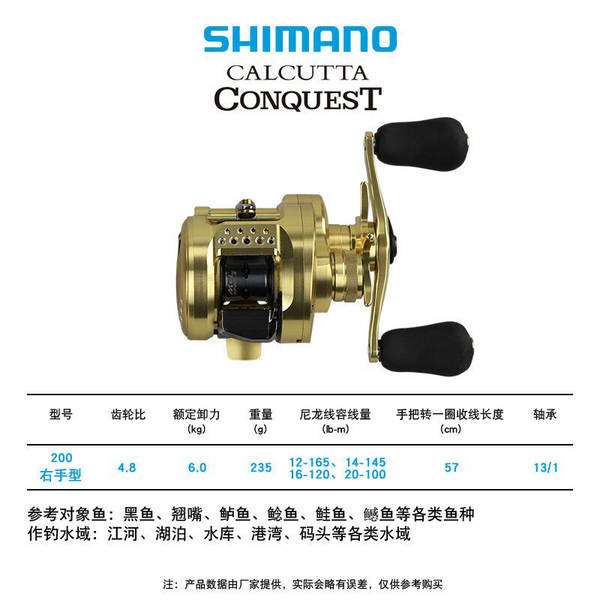 Shimano lança CQ Calcutta Conquest