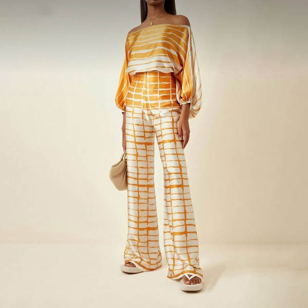 Roupas femininas transfronteiriças para o comércio exterior da Europa e dos Estados Unidos Outono Novo Modo Férias de Viagem Puro Roupa de Batista Relaxante Moda