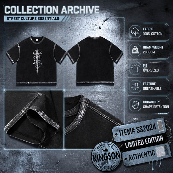 260 gramas de t-shirt de rede impresso velho de algodão puro de mangas curtas para homens europeus e americanos relaxante adolescentes t-shirt atacado