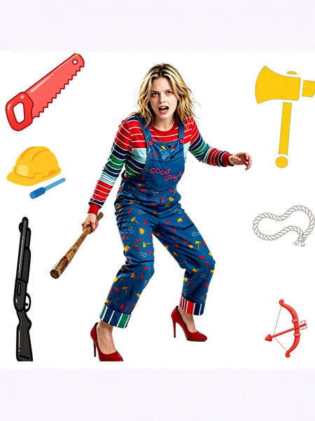 Vestido de Chucky para Cosplay