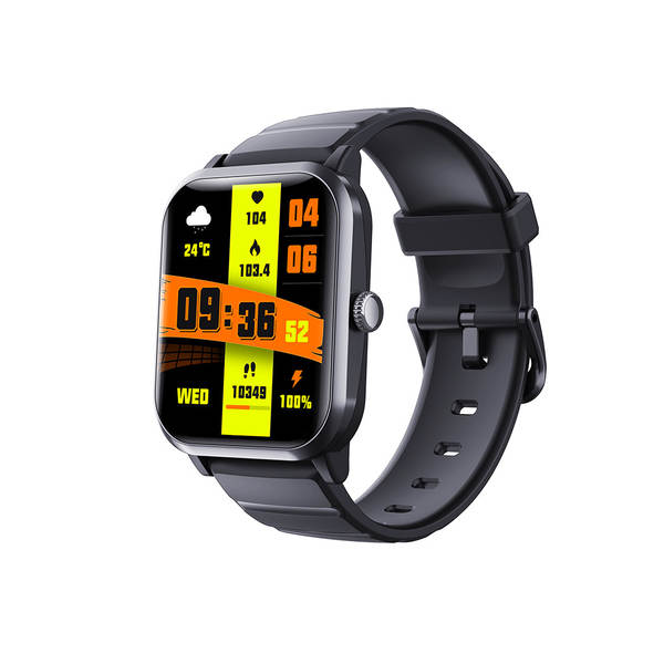 Novo relógio esportivo F33 vermelho e brilhante pressão arterial oxigenada frequência cardíaca anormal alerta sem medição de açúcar no sangue relógio inteligente