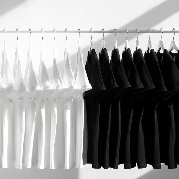 Camiseta branca de algodão