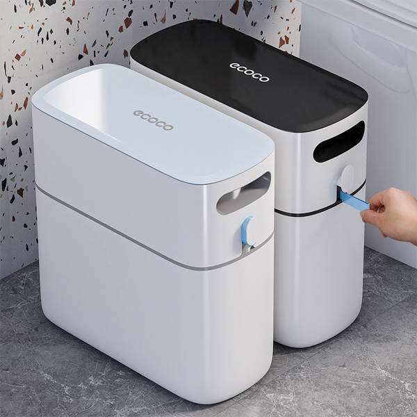 Lixeira Automática com Tampa Grande para Cozinha e Banheiro