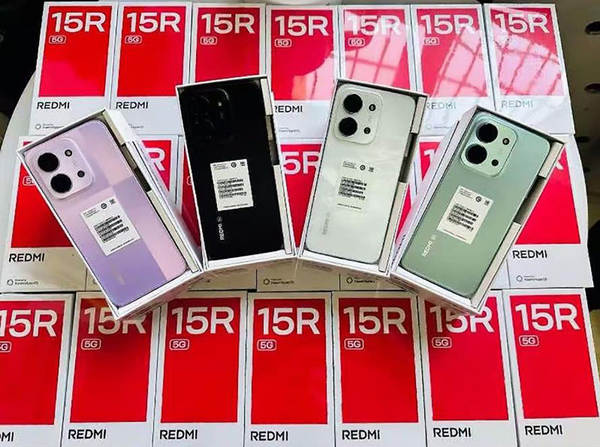 Novo Xiaomi Redmi Redmi 15R 5G celular inteligente para idosos grande fonte de som grande tela longa espera