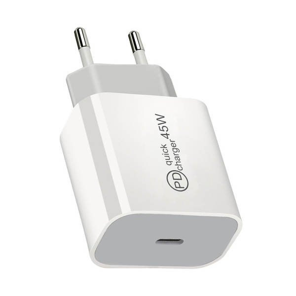 Carregador de PD padrão 45W Adaptador de PD duplo 45W para carregador de nitrogênio IP16X para celulares
