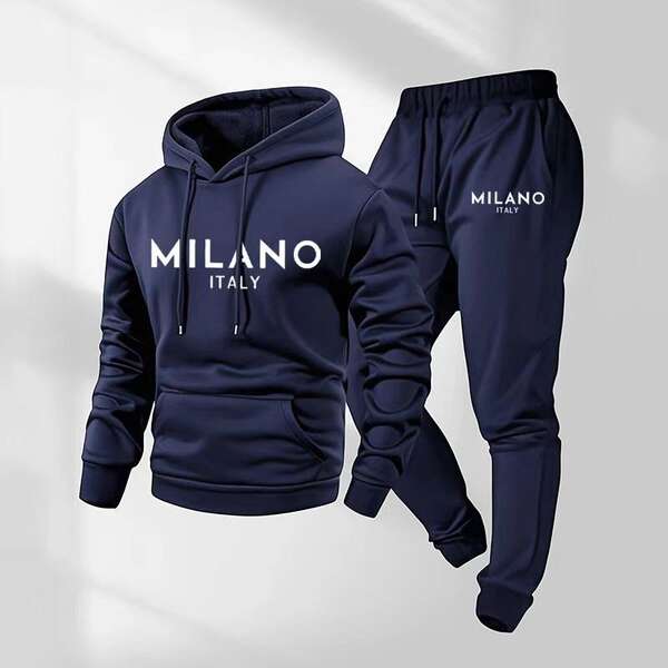 Camiseta de corrida de inverno e calça de corrida de inverno para homens 2 peças
