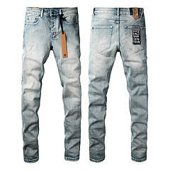 Calça Jeans Masculina Reta com Efeito Desgastado