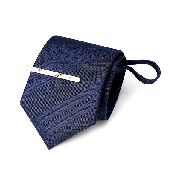 Azul Negócios Vestido de cor cinza profunda Azul Fácil de ser preguiçoso Cadeia de casamento do noivo