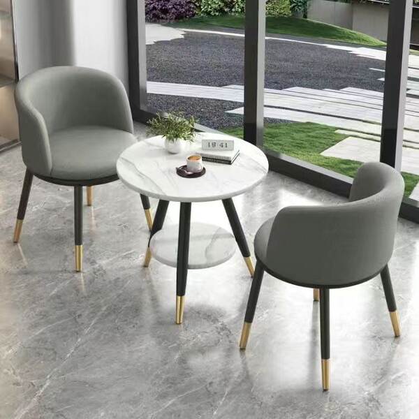 Balcão Cadeiras de mesa de lazer Red Red Red simples barato moda cadeira de vento nórdica cadeira de mesa moderna combinação kit transfronteiriço