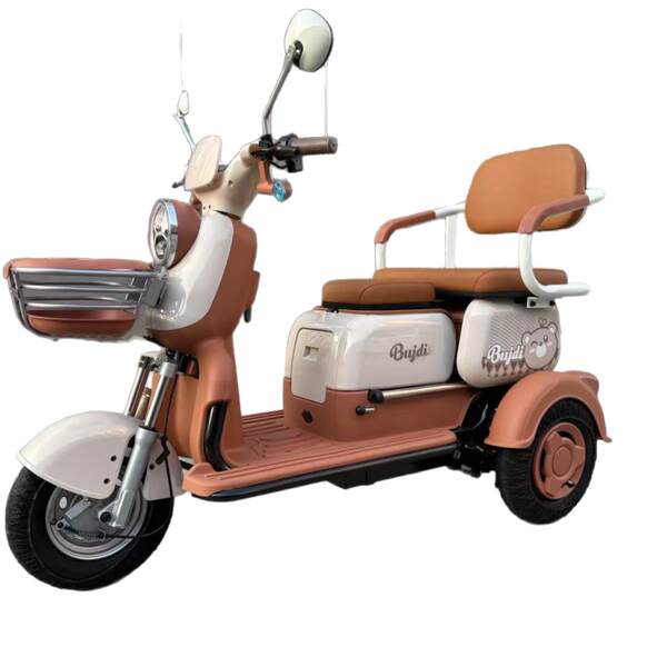 Novo veículo elétrico de três rodas para adultos para transportar crianças e idosos de duas rodas