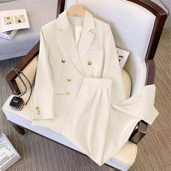2026 Primavera Outono Nova capa de vestido Coréia Coréia Versão Direita Relaxada Relaxada Moda Humor Deslumbrante Pequeno Vestíbulo