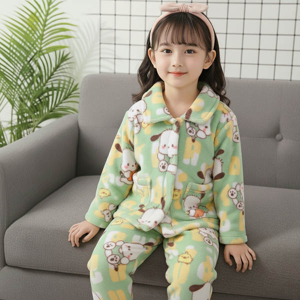 Pijama de flanela para criança
