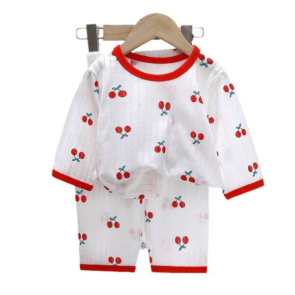 Conjunto de Pijama Infantil de Algodão