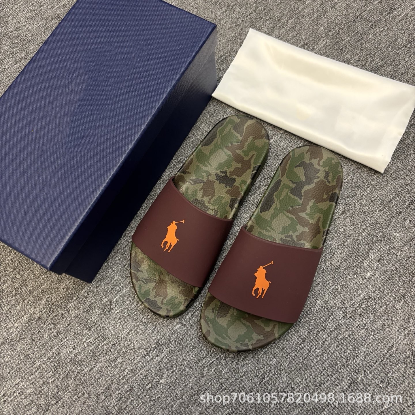 Polo de couro masculino
