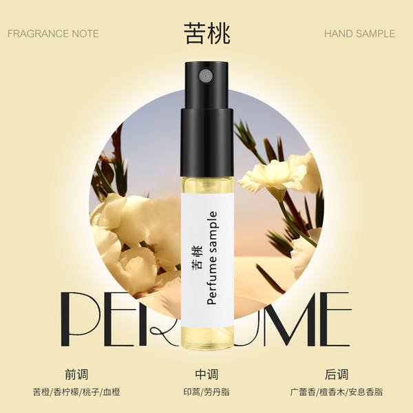 3ml Pequeno Perfumado Q Versão Cartão de Teste Homem Dama Permanente Natural Fragrância Portátil Presente Noite de Venda ao Varejo