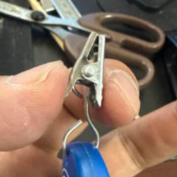 Prego de Cortina Metálico com Anel
