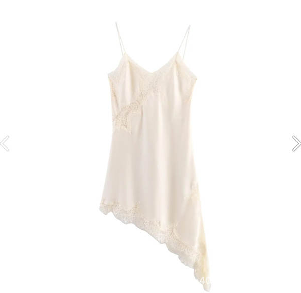Comércio Exterior Transfronteiriço 2025 União Européia Roupas femininas de moda temperamento sexy raso não-asimétrica vestido de casaco 5919200