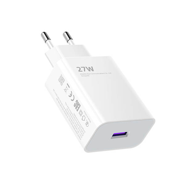 Carregador USB europeu de 27W transfronteiriço para carregador ultra-rápido 33W para celulares Xiaomi Redmi