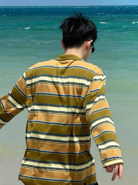 T-Shirt de 24 miu da Polônia do irmão do rei da origem da mesma linha de mangas compridas para homens e mulheres da mesma roupa