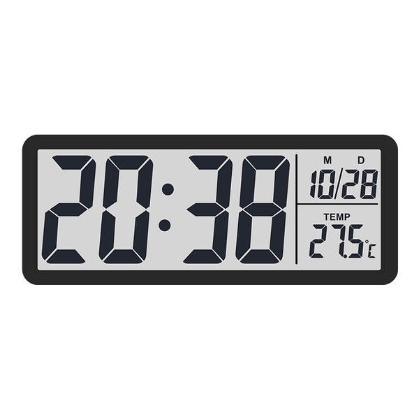 INS Relógio simples de tela grande sala de estar pendurar relógio temperatura de umidade relógio criativo relógio moderno pendurável YD106