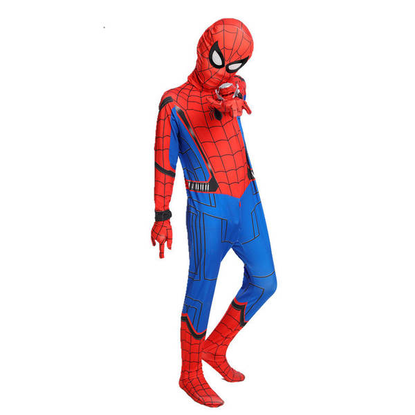 Traje de Cosplay do Homem de Ferro e Spiderman para Criança