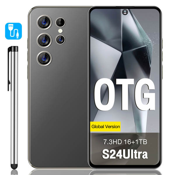 S24Ultra Explosivos Transfronteiriços 6,8 polegadas de alta definição 2+16 Android 3G Smartphone Comércio Exterior OTG