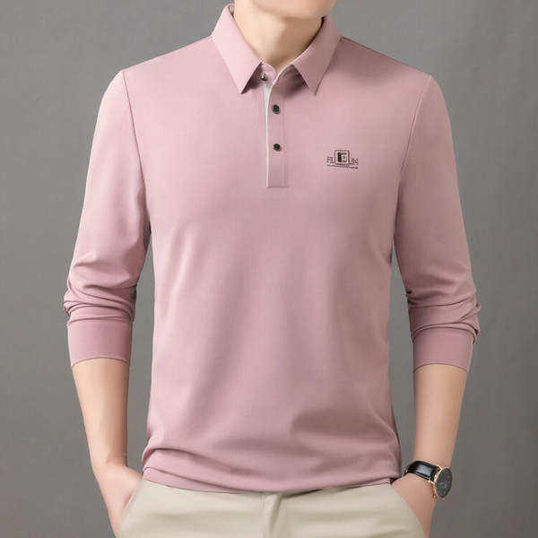 Camiseta Polo Manga Longa Masculina