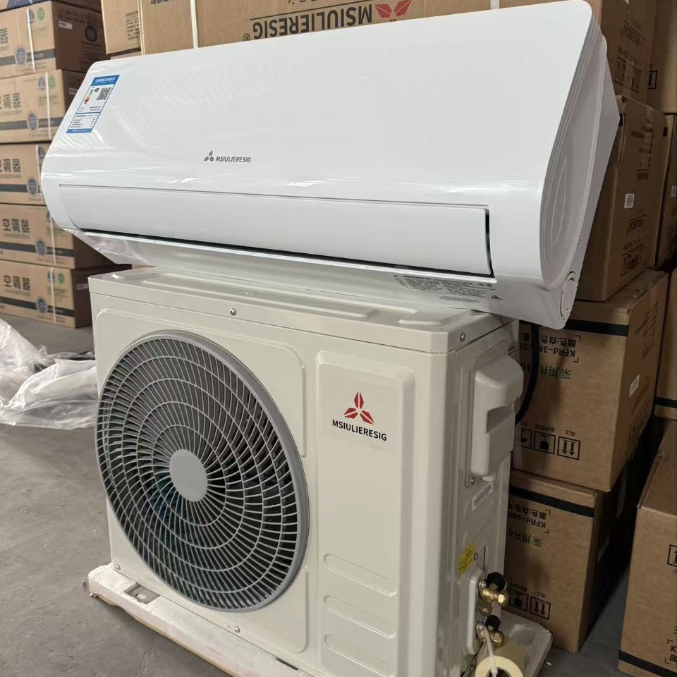 1.5 unidades de nível de eficiência energética de aquecimento de parede de ar condicionado pendurado para casa de aluguer de fábrica de quartos para venda direta para produção transfronteiriça