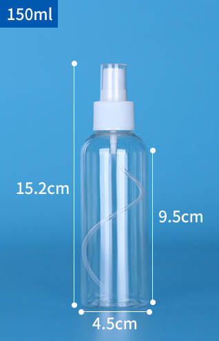 Venda por atacado 30ml/50ml/100ml garrafa de pulverização Pequena garrafa de pulverização de maquiagem garrafa de distribuição de perfume transparente PET garrafa de plástico