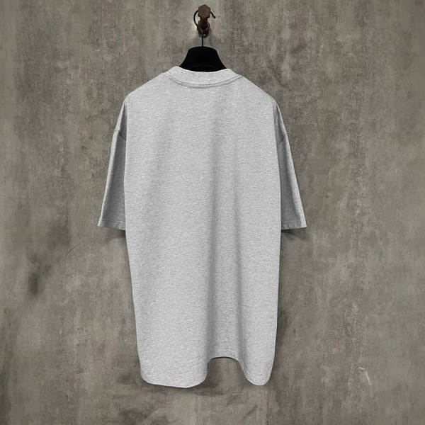 Transfronteiriço Alta Versão MIU Muji Novo Logo Clássico Pequeno T-Shirt Corda Redonda Para Homens e Mulheres