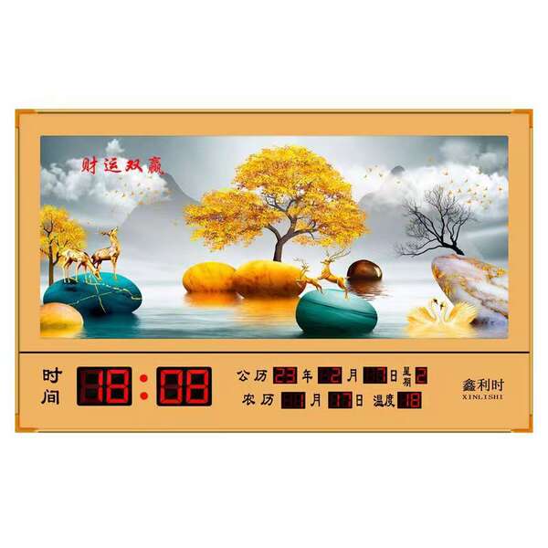 Relógio Digital com Temperatura e Calendário