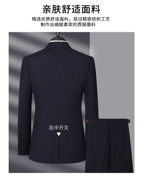 Vestido de casaco masculino de pano de fundo novo modelo de negócios de lazer pano de fundo de festa masculino de dois conjuntos de vestido