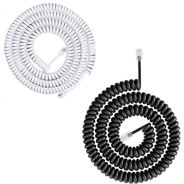 Fio de telefone com conector RJ9
