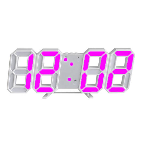 Relógio Digital LED 3D