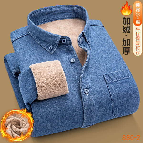 Jaqueta de couro jeans para inverno