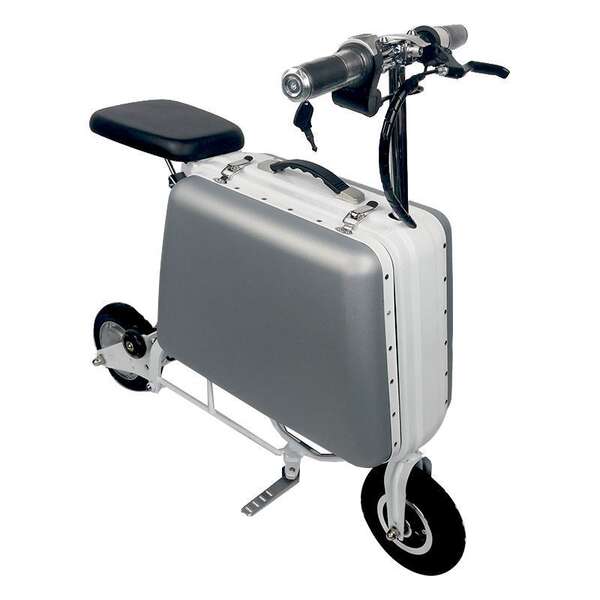 Bagagem de bicicleta elétrica para caminhantes idosos viagem bagagem de dobragem de bateria de lítio veículo elétrico